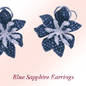 Sera | Blue Sapphire Earrings