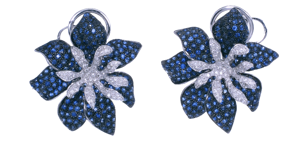 Sera | Blue Sapphire Earrings